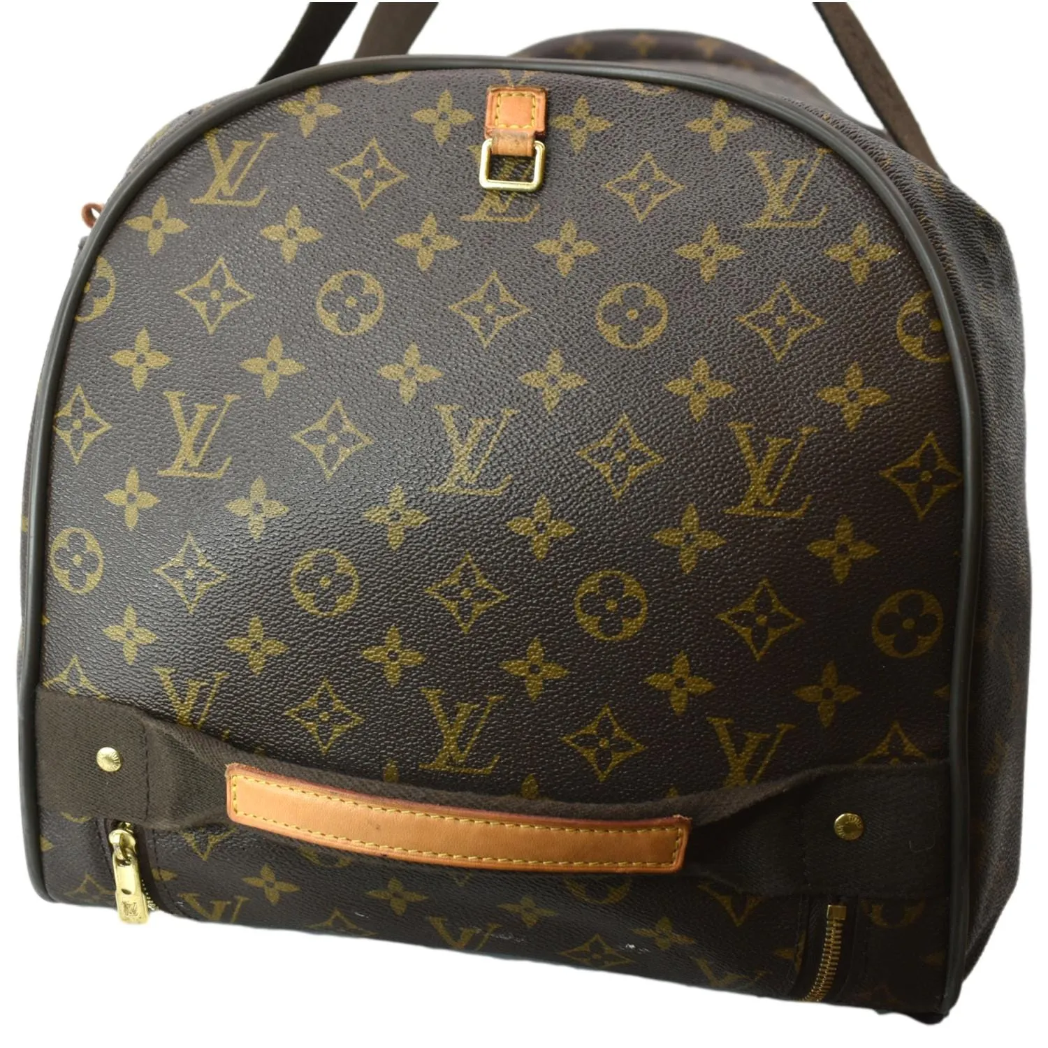 LOUIS VUITTON Neo Eole 55 Monogram Canvas Rolling Travel Bag Brown